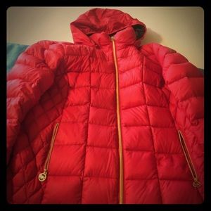 Michael Kors packable down jacket.